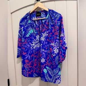 Yumi Kim Bold multi color blouse/top size medium
